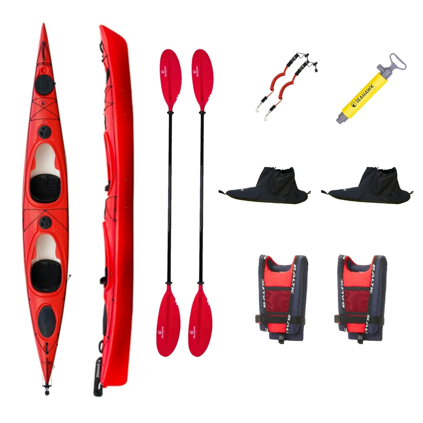 Dubbelkajak - Seahawk Expedition K2 - Paket
