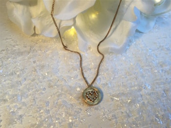 Spirit Icons, guldförgyllt silverhalsband