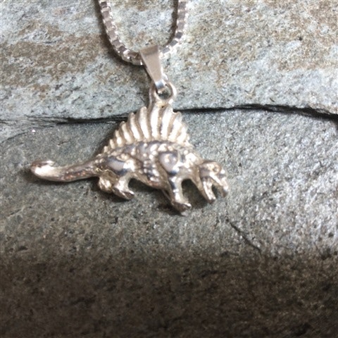 Dinosaurier i silver