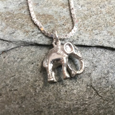 Elefant i silver
