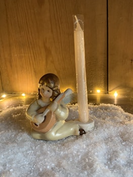 Goebel ängel med ljushållare