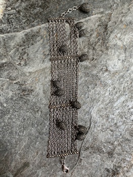 Nanis Silverarmband med markasiter