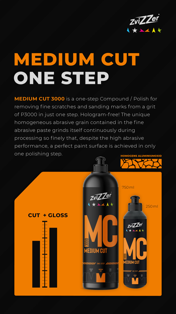 Zvizzer Medium Cut - MC 3000
