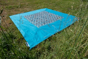 Bent Teppe "Zip-Carpet" Karibien Blå