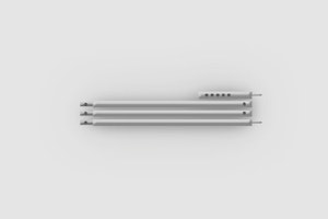 Bent adapterstang /strekkstang i aluminium