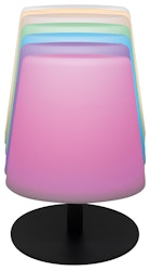 Taffellampe oppladbar multicolor