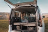 Visu campinginnredning til liten varebil og kombibil
