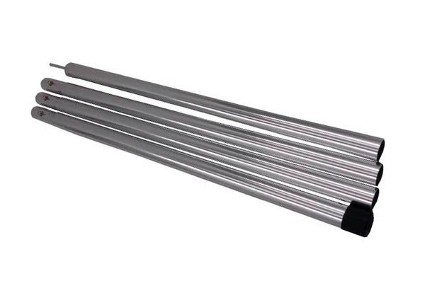 Bent støttestang i lettvekts aluminium (justerbar 45-180cm)