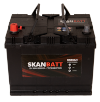 SKANBATT Fritidsbatteri 12V 80AH 600CCA (256x174x205/225mm)