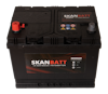 SKANBATT Fritidsbatteri 12V 80AH 600CCA (256x174x205/225mm)