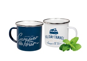 Holiday Travel emaljekrus 2 stk.