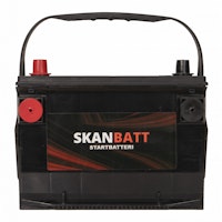 SKANBATT Startbatteri 12V 80AH 800CCA (260x179x180/207mm) +venstre