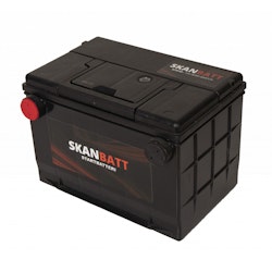 SKANBATT Startbatteri 12V 80AH 800CCA (260x179x180/180mm) +venstre