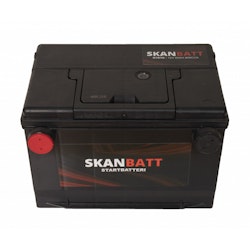 SKANBATT Startbatteri 12V 80AH 800CCA (260x179x180/180mm) +venstre