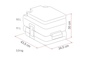 Biotoalett Vanlife 30 Fiamma
