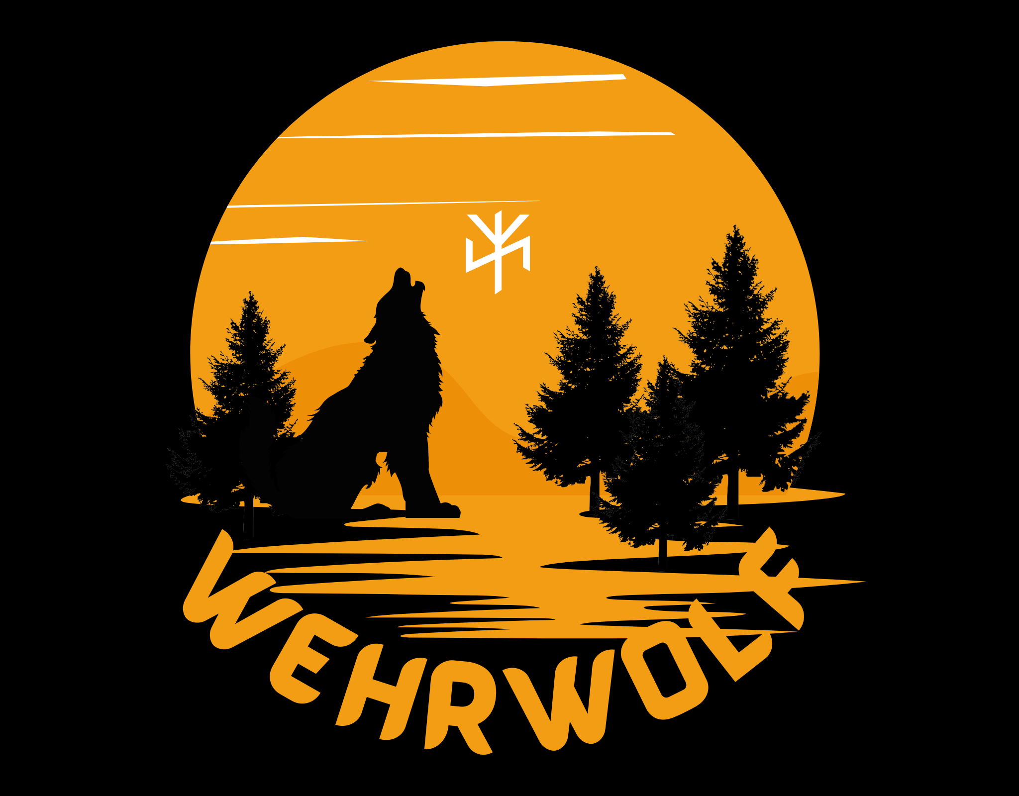 Wehrwolf Varg / T-tröja herr