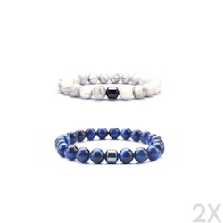 The White & Blue Lavoro Bracelet Bundle