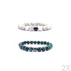 The White & Green Lavoro Bracelet Bundle