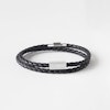 Black Lavoro Doubleleather Bracelet