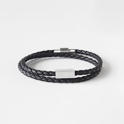 Black Lavoro Doubleleather Bracelet