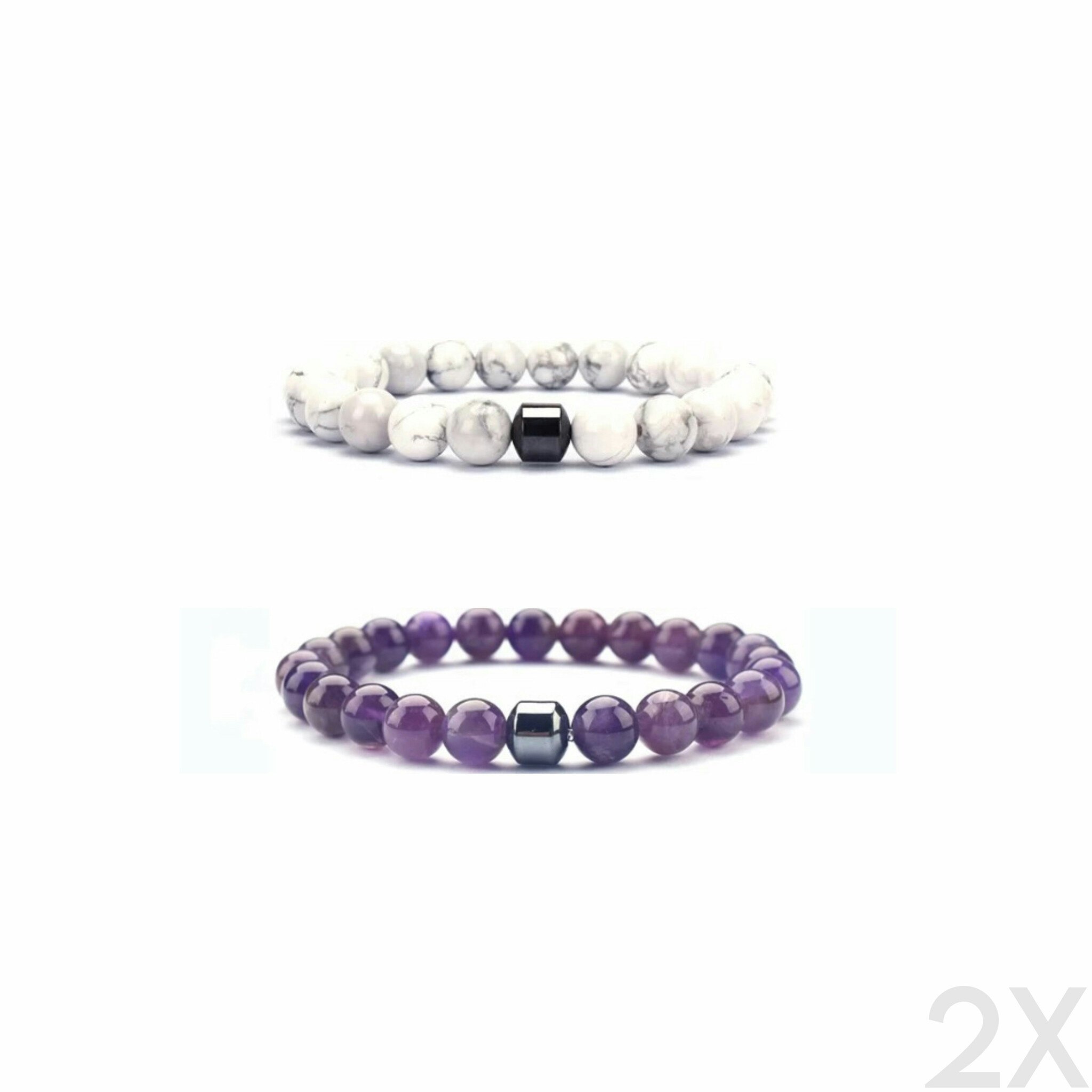 The White & Purple Lavoro Bracelet Bundle