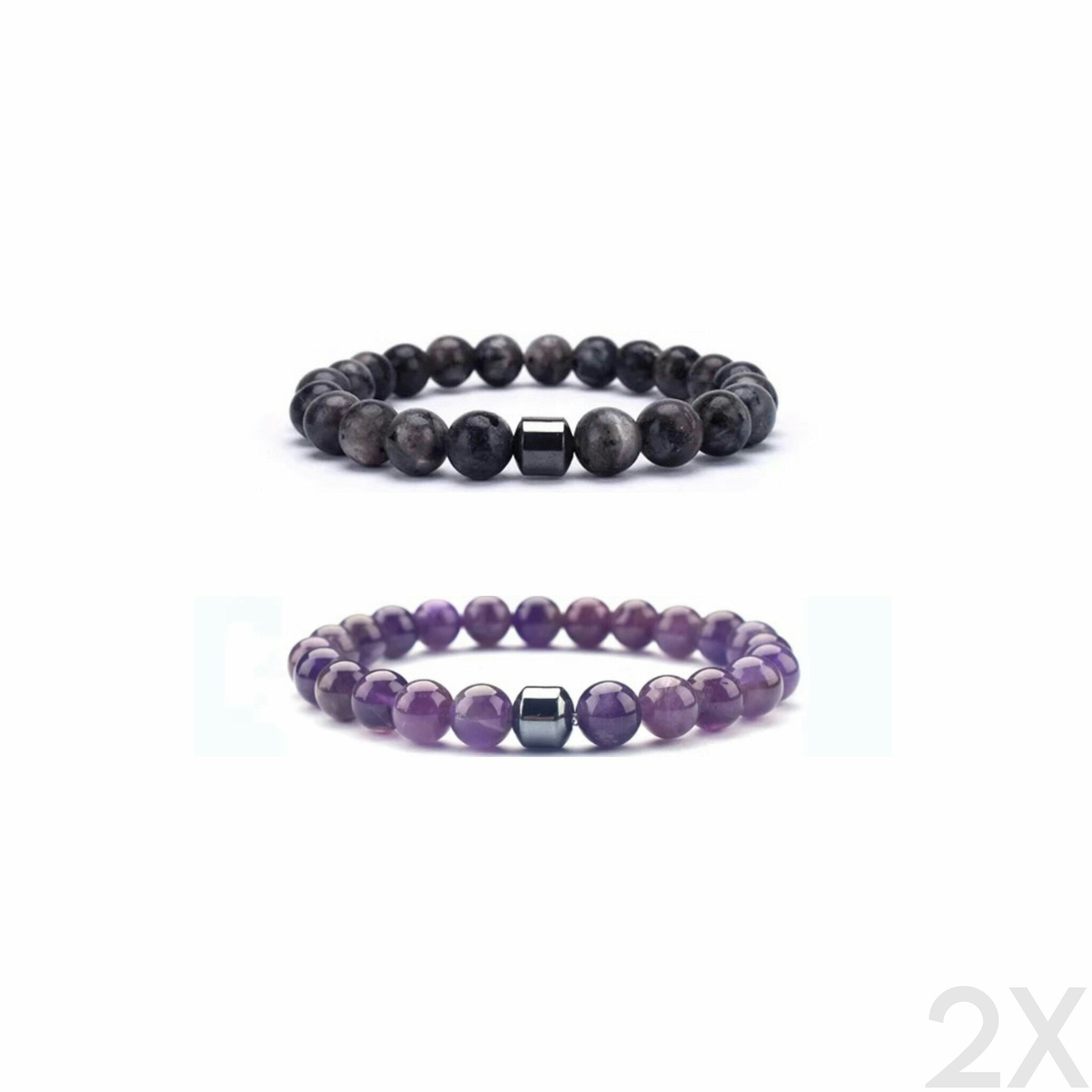 The Grey & Purple Lavoro Bracelet Bundle