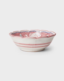 Bowl 27 cm with scallop edge - Sunset Pink