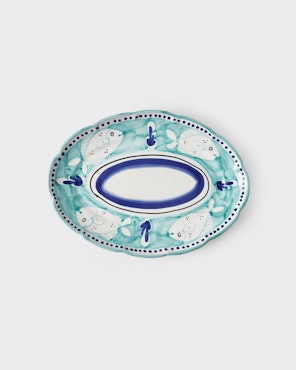 Serving Plate Large - Aqua Celeste