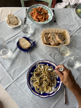 Pasta Plate - Ocean Blue