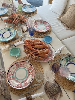 Serving Plate Large - Sunset Pink