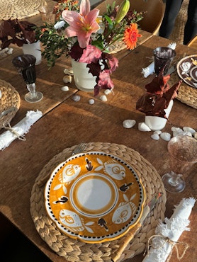 Dining Plate - Amber