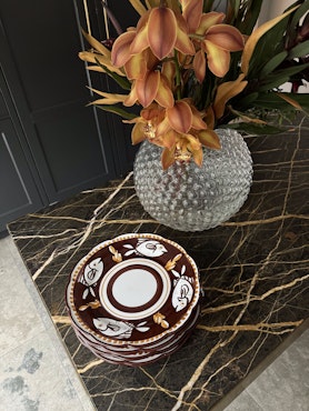 Dining Plate - Choco Brown