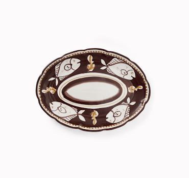 Serving Plate Large - Choco Brown