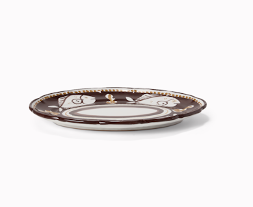 Serving Plate Large - Choco Brown