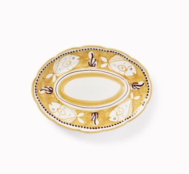 Serving Plate Large - Golden