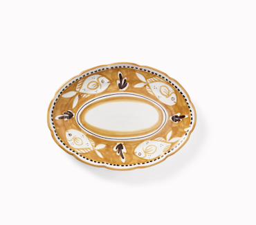 Serving Plate Large - Amber