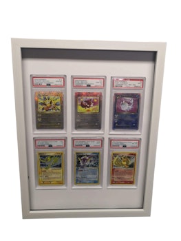 Seks korts ramme PSA,CGC,PCG hvit