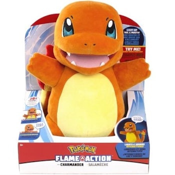 FLAME ACTION CHARMANDER M/LYD (25CM)