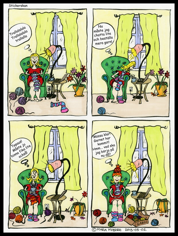 Stickerskan (print)