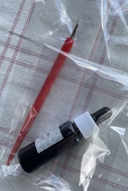 Stiftpenna set med flytande tusch