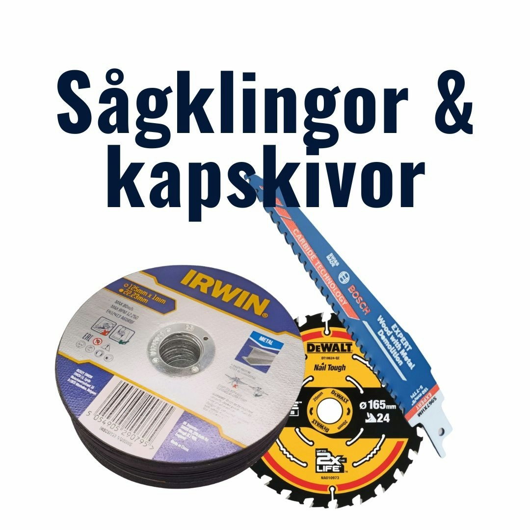 Sågklingor & kapskivor - Skruvbutik.se