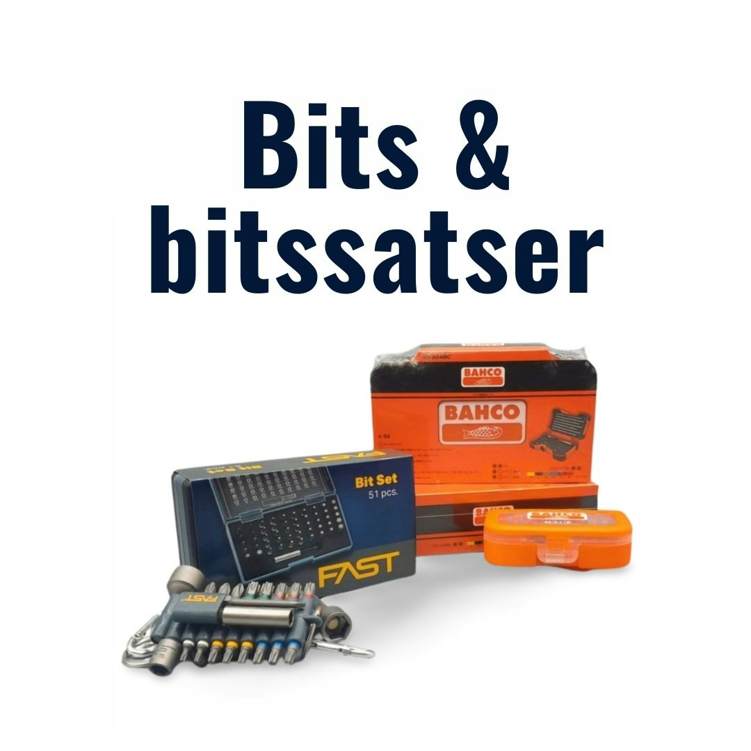 Bits & bitssatser - Skruvbutik.se