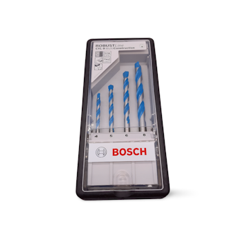 BORRSATS MULTI 4-8MM 4ST ROBUST BOSCH