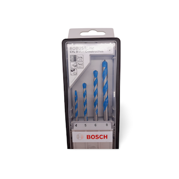BORRSATS MULTI 4-8MM 4ST ROBUST BOSCH