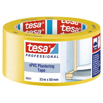 Byggtejp sPVC 66001 50mm x 33m Tesa