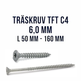 Träskruv TFT 6,0 King Cut utomhus ZF Max FAST