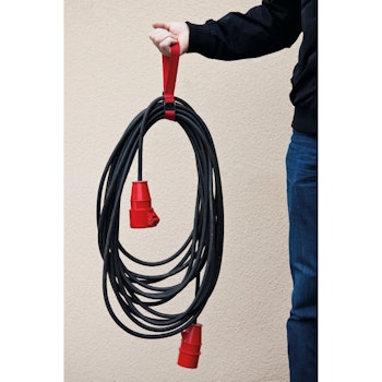 Kabelband med Handtag 25mm 0,5m 2-pack svart