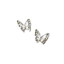 3D Butterfly Silver