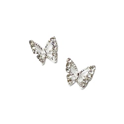 3D Butterfly Silver
