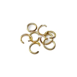 Nail Piercing Ring Gold